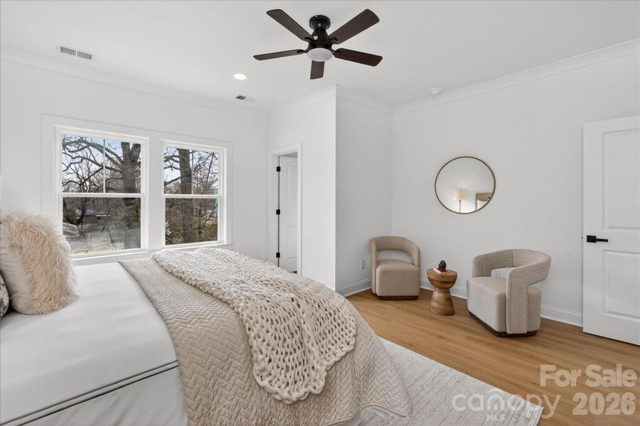 Furnished interior view inside a new home in , Charlotte (Image 28).