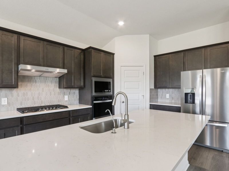 Furnished interior view inside a new home in Prairie Winds - Executive Collection, Hutto (Image 3).