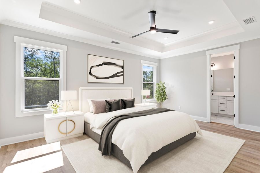 Furnished interior view inside a new home in Brizo, Santa Rosa Beach (Image 6).