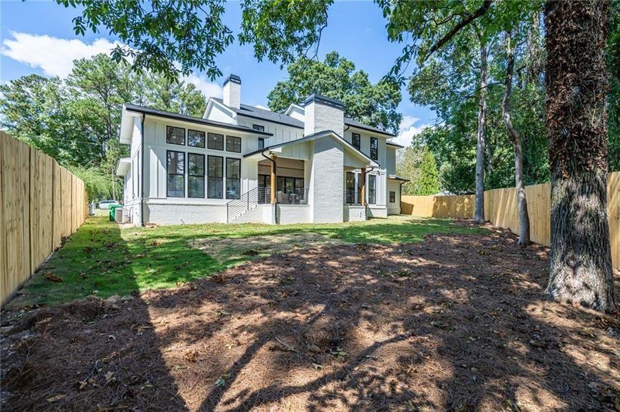 Exterior details and patio area of a home in , Brookhaven (Image 24).