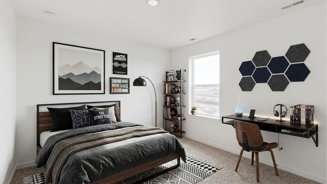 Furnished interior view inside a new home in Granary, Johnstown (Image 11).