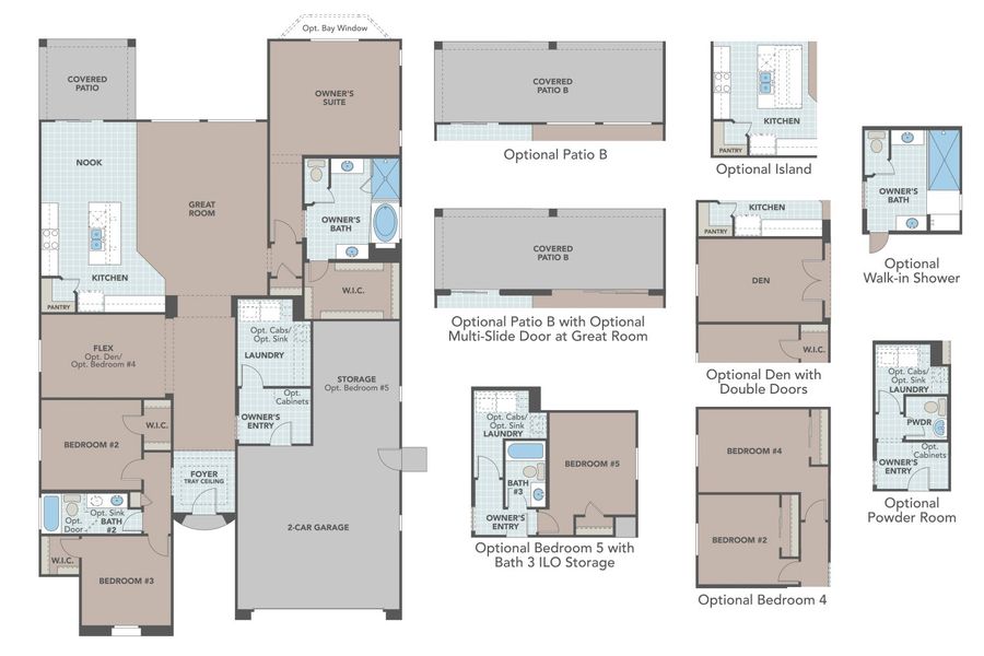 Discover versatile residential architecture in this luxurious 3 – 5 bed home with modern design elements.