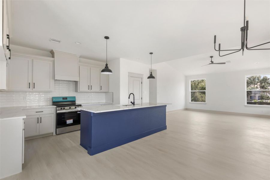 Furnished interior view inside a new home in , La Porte (Image 5).