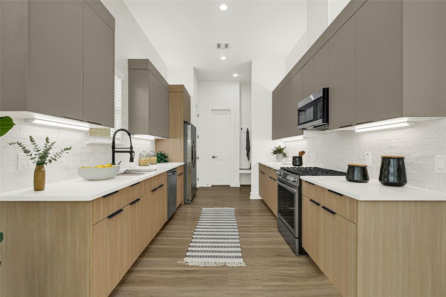 Furnished interior view inside a new home in , Houston (Image 13). Furnished interior view inside a new home in , Houston (Image 13).