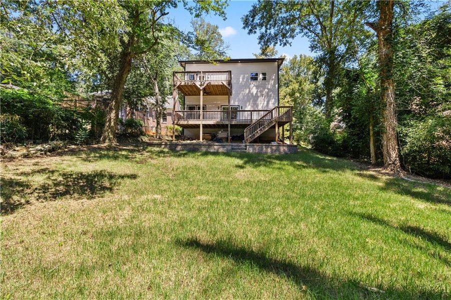 Front exterior of a new home in , Atlanta, GA, highlighting curb appeal (Image 19).