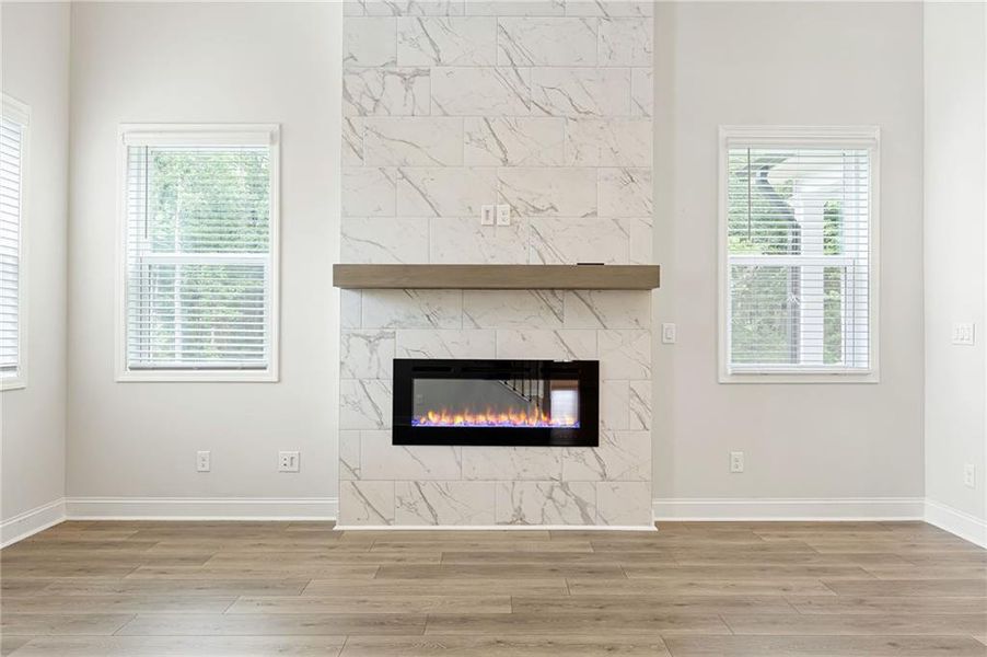Spacious, unfurnished interior of a new home in Hillside Manor, Powder Springs (Image 25). Spacious, unfurnished interior of a new home in Hillside Manor, Powder Springs (Image 25).