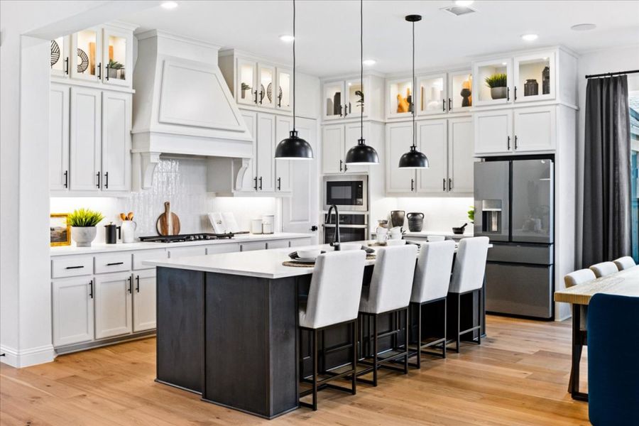 Furnished interior view inside a new home in Nelson Lake, Rockwall (Image 5).