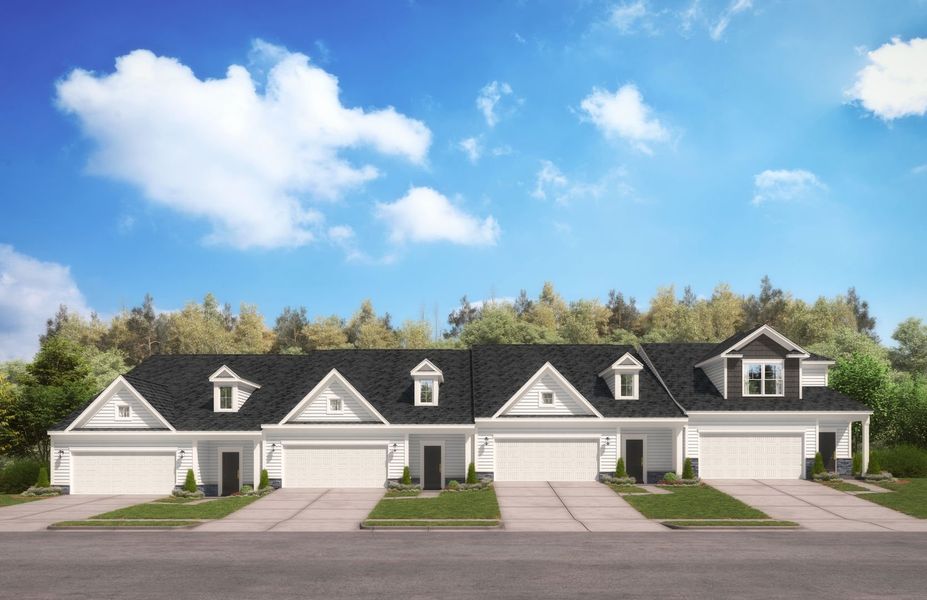 Representative exterior photo of a completed home built from the The Gaines by Stanley Martin Homes in Wyndermere, Greenville, SC (Image 1).