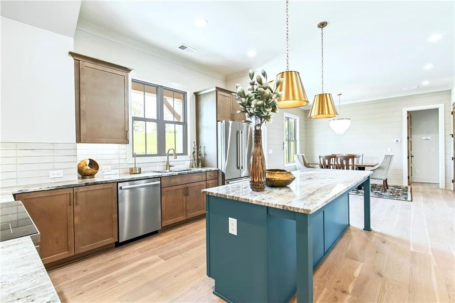 Furnished interior view inside a new home in , Blairsville (Image 5).