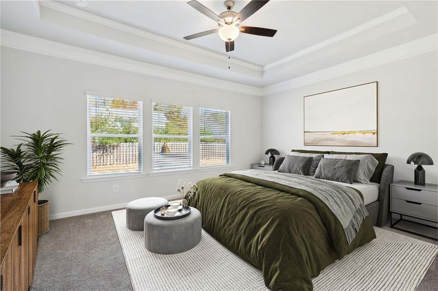 Furnished interior view inside a new home in , Dawsonville (Image 26). Furnished interior view inside a new home in , Dawsonville (Image 26).