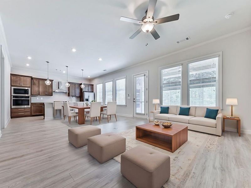 Furnished interior view inside a new home in , Ellijay (Image 4).