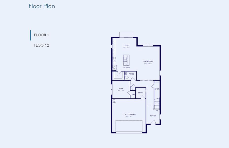 2D floor plan layout of this home in Silverlake, Lake Alfred, FL (Image 3).