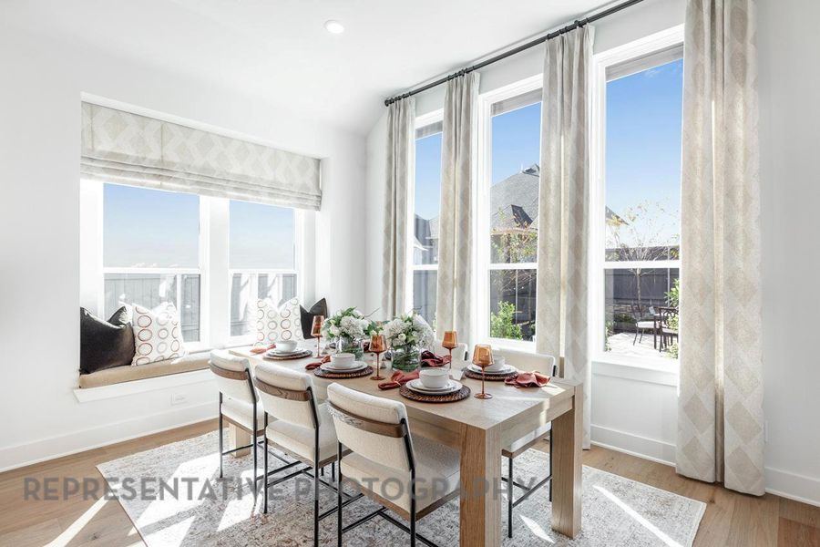 Furnished interior view inside a new home in Riceland: 65ft. lots, Mont Belvieu (Image 41).