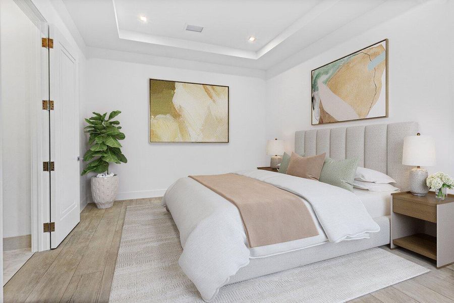 Furnished interior view inside a new home in , Delray Beach (Image 15).