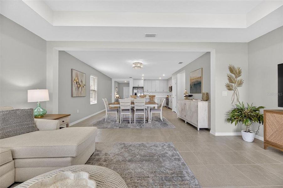 Furnished interior view inside a new home in Summerwoods, Parrish (Image 6).