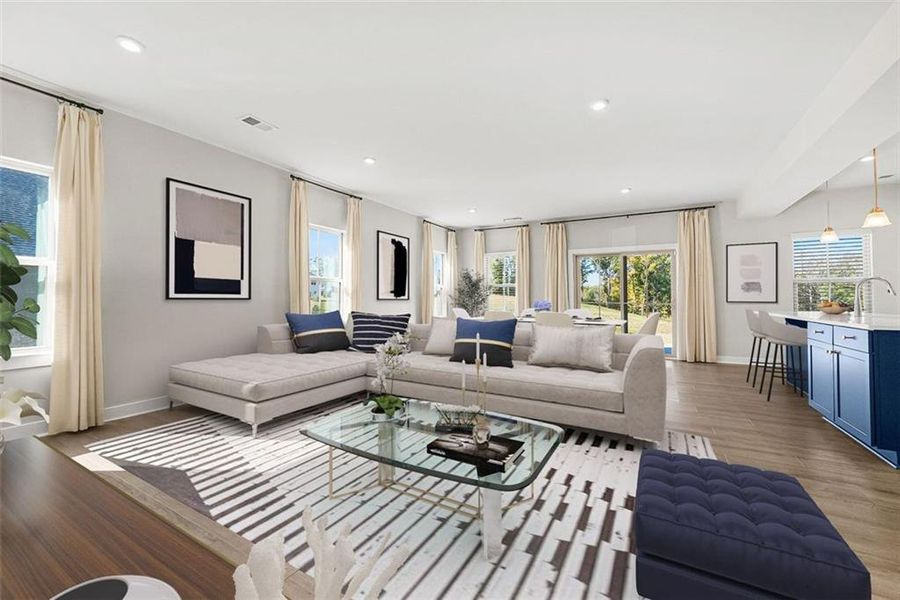 Furnished interior view inside a new home in Southern Hills, McDonough (Image 10).