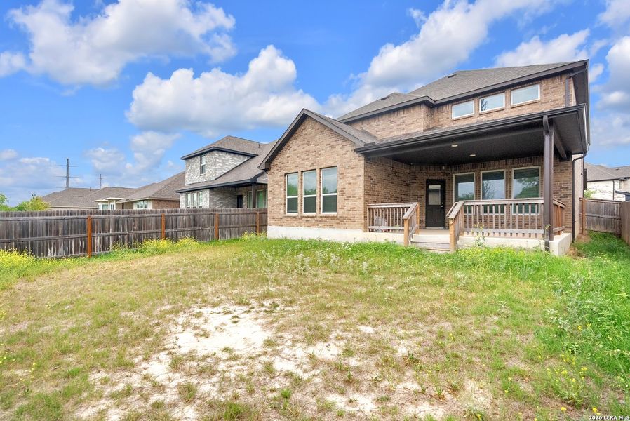 Exterior details and patio area of a home in , San Antonio (Image 3).