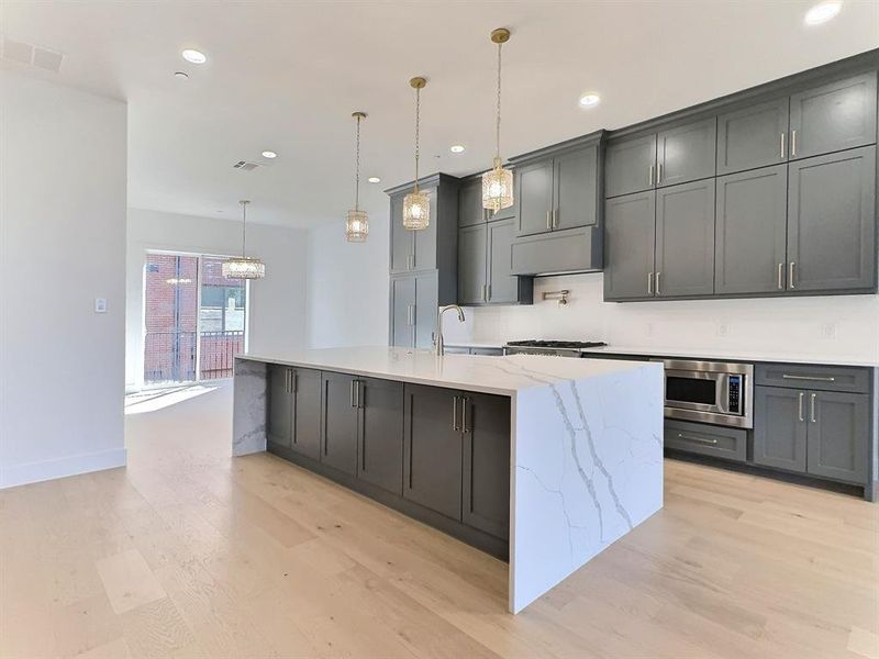 Furnished interior view inside a new home in , Fort Worth (Image 2).