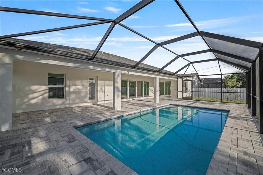 Exterior details and patio area of a home in Cape Coral, Cape Coral (Image 22).