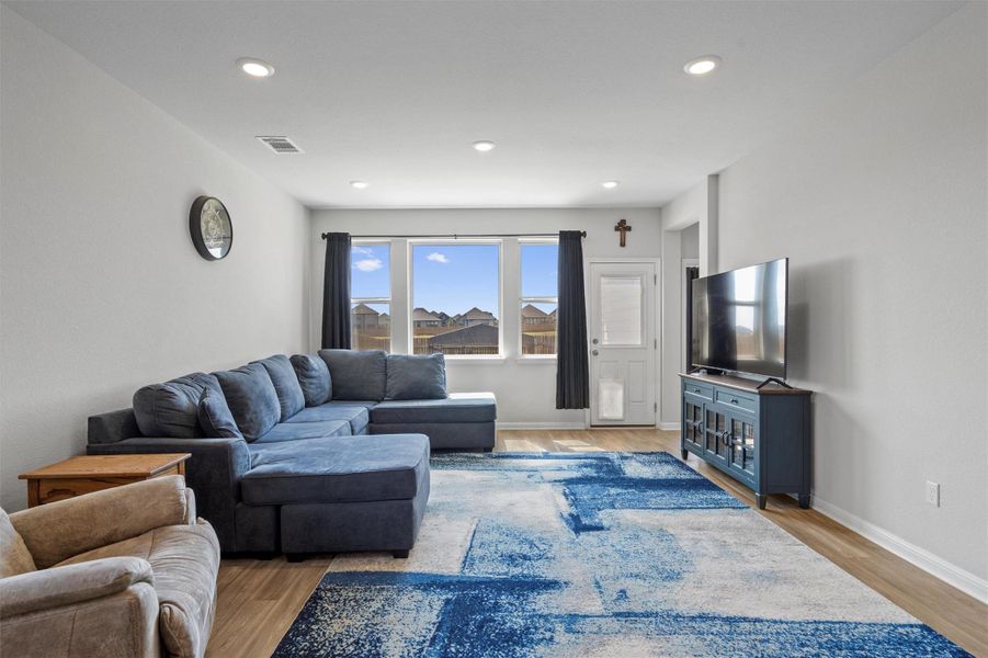 Furnished interior view inside a new home in The Ridge at Trinity Ranch, Elgin (Image 10).
