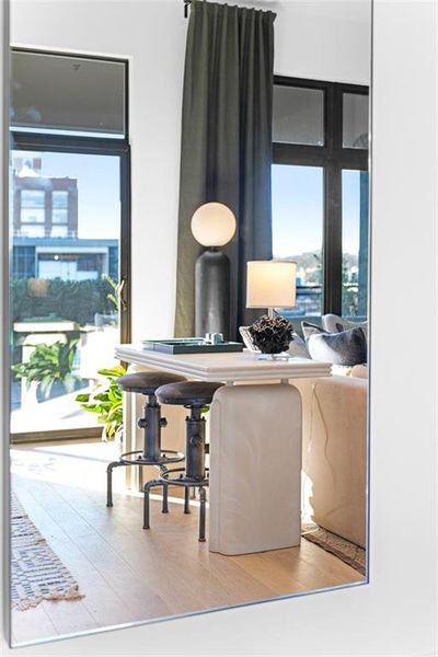 Furnished interior view inside a new home in The Leon on Ponce, Atlanta (Image 4).