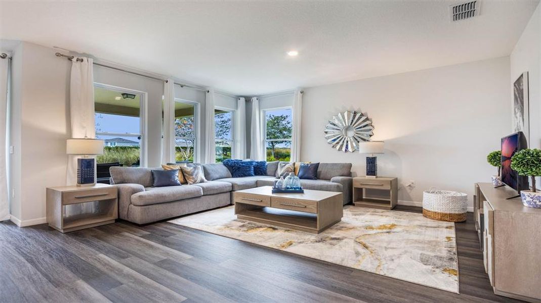 Furnished interior view inside a new home in Kindred, Kissimmee (Image 34).