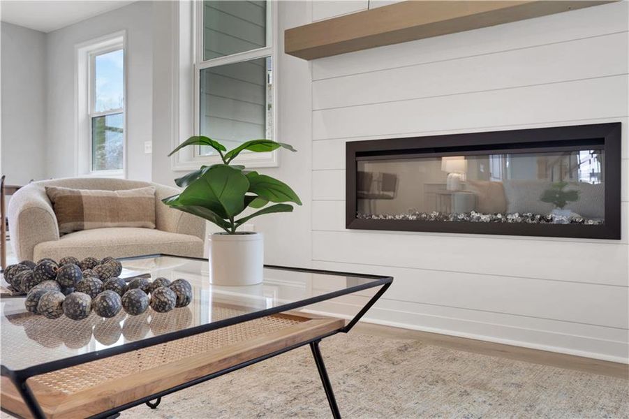 Furnished interior view inside a new home in Hopewell Reserve, Cumming (Image 10).