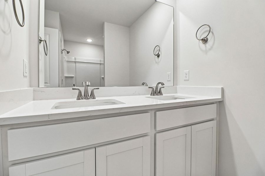 Close-up of interior finishes inside a home in Victorywoods Village, Columbia (Image 12).