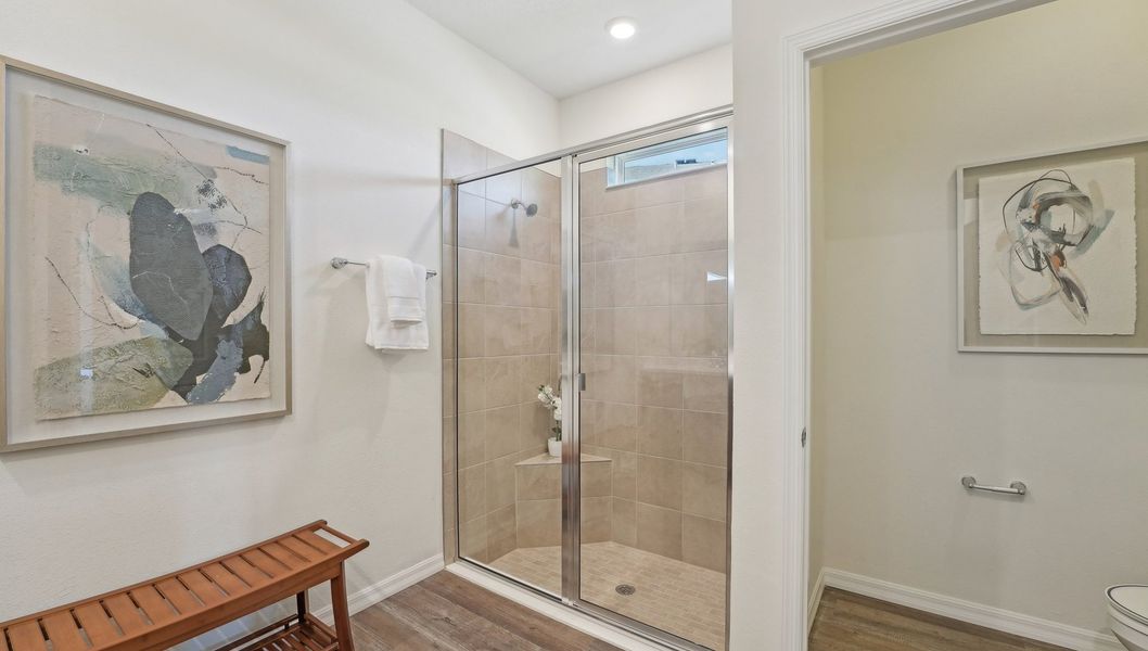 Representative furnished interior of a home built from the Delray by D.R. Horton in Abbott Park, Zephyrhills (Image 35).