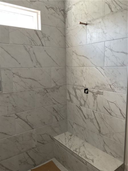 Other Side of Primary Shower with Seat Other Side of Primary Shower with Seat