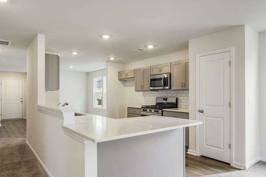 Furnished interior view inside a new home in Wingate, Inman (Image 7). Furnished interior view inside a new home in Wingate, Inman (Image 7).