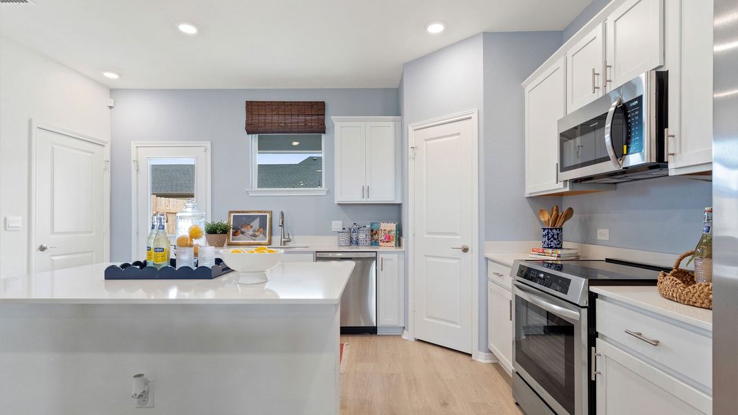 Furnished interior view inside a new home in Avery Centre, Round Rock (Image 29).