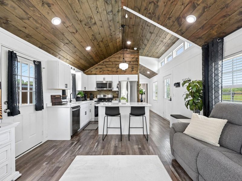 Furnished interior view inside a new home in , Bacliff (Image 11).
