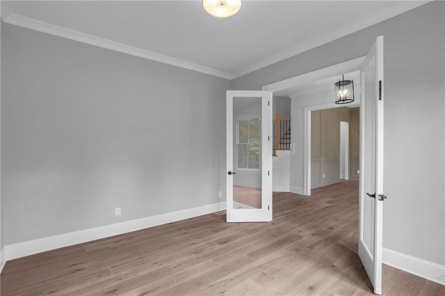 Spacious, unfurnished interior of a new home in , Atlanta (Image 50).