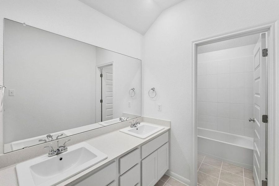 Furnished interior view inside a new home in Trinity Ranch, Elgin (Image 14). Furnished interior view inside a new home in Trinity Ranch, Elgin (Image 14).