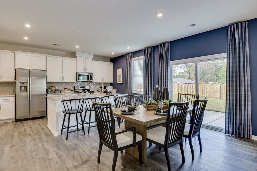 Dining Area and Kitchen