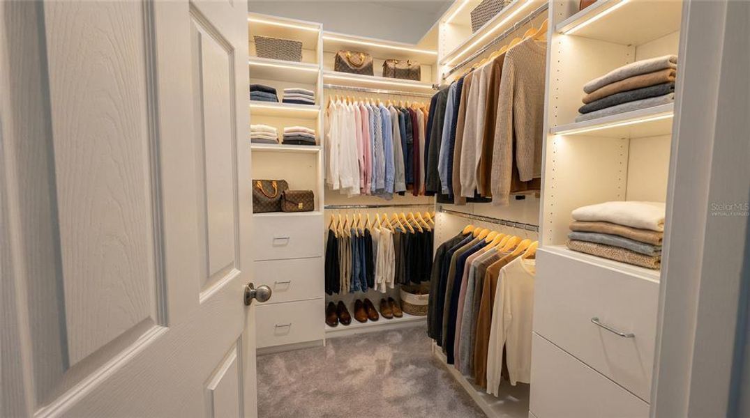 Furnished interior view inside a new home in Village at Windsor Reserve, Eagle Lake (Image 8).