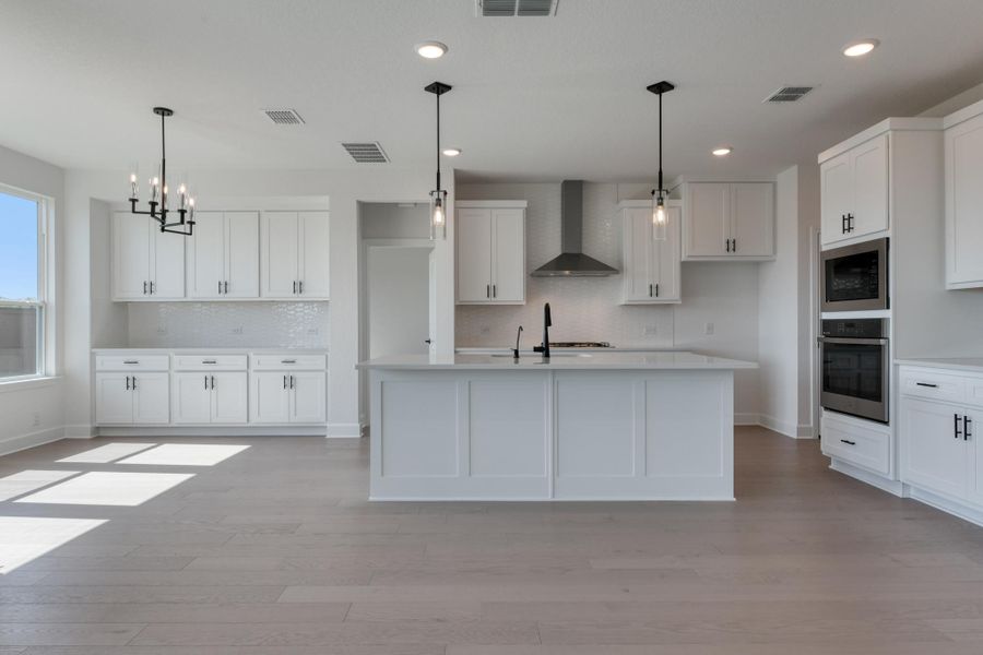 Representative furnished interior of a home built from the Nathaniel by Ashton Woods in Megan's Landing 70's, Castroville (Image 3).