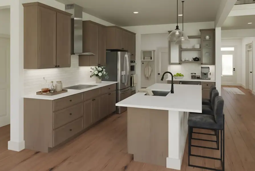 Furnished interior view inside a new home in Stonehaven, Winder (Image 14).