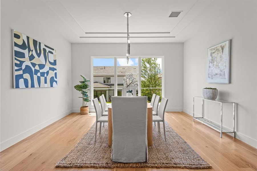 Furnished interior view inside a new home in , Fort Worth (Image 30).