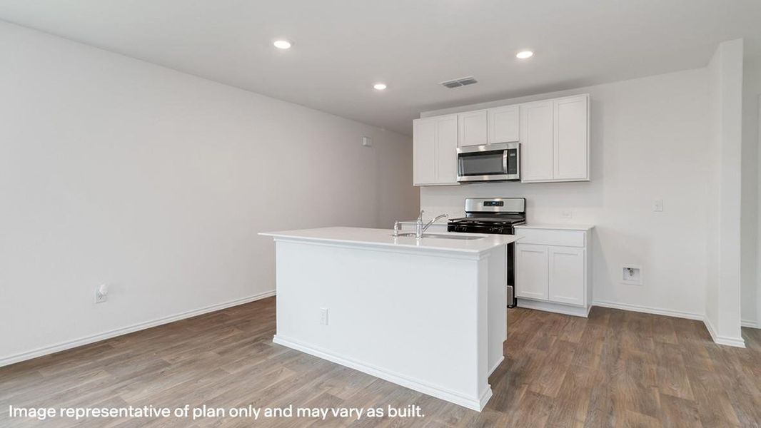 Furnished interior view inside a new home in Garver Heights, Houston (Image 4).