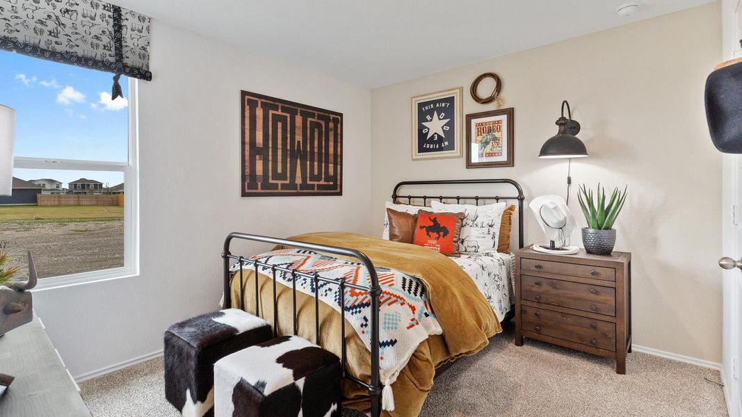 Furnished interior view inside a new home in Wayside, Uhland (Image 12).