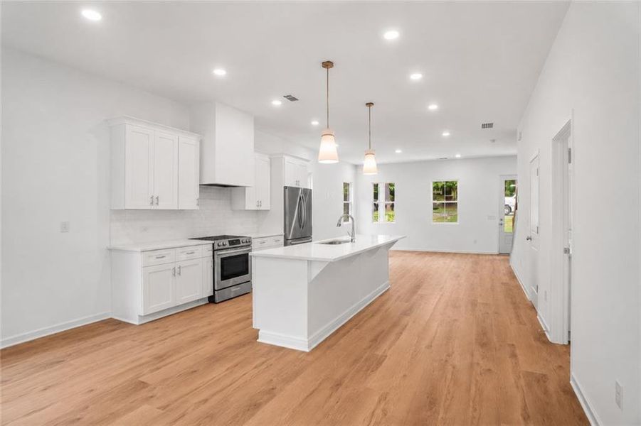 Furnished interior view inside a new home in , Atlanta (Image 5).
