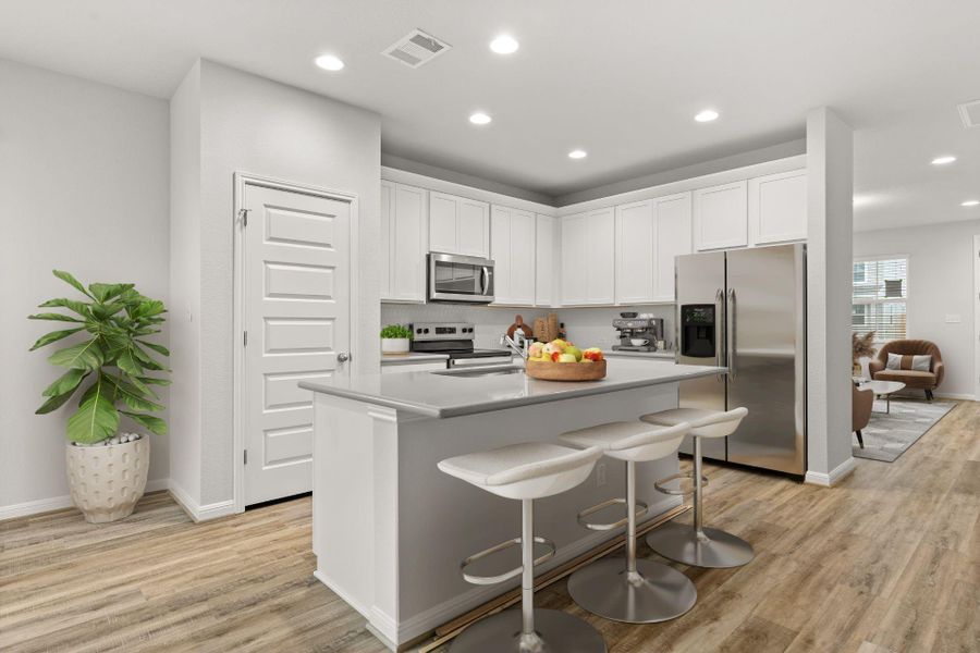 Light & Bright Kitchen - Virtually Staged