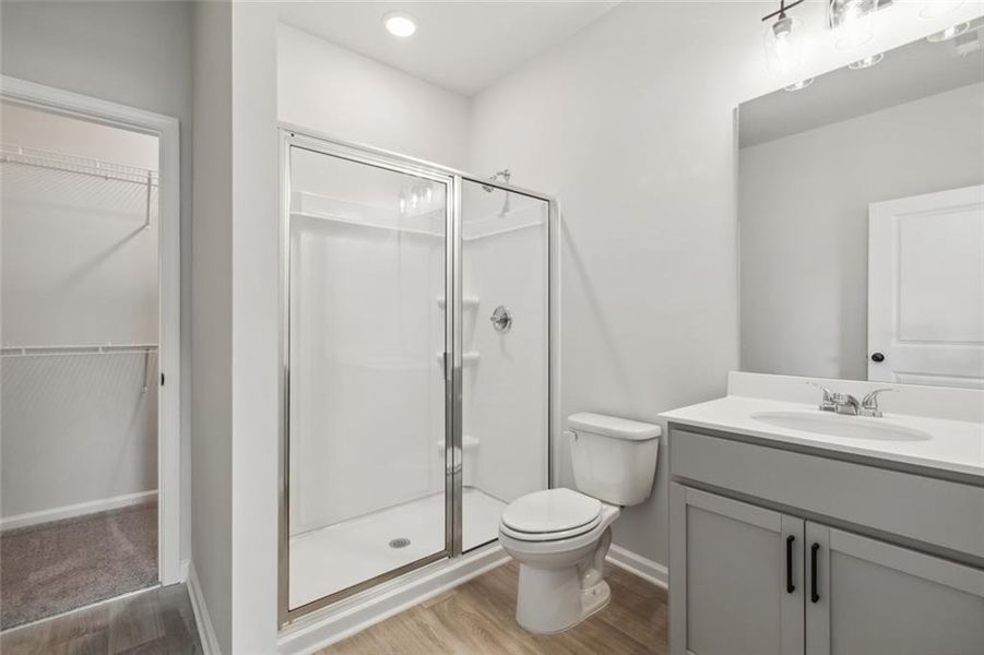 Furnished interior view inside a new home in , Cleveland (Image 13).