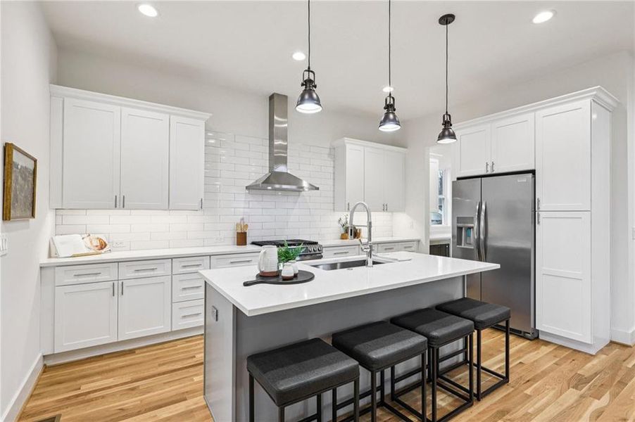 Furnished interior view inside a new home in , Atlanta (Image 7).