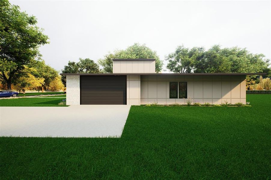 Exterior details and patio area of a home in , Dallas (Image 3). Exterior details and patio area of a home in , Dallas (Image 3).