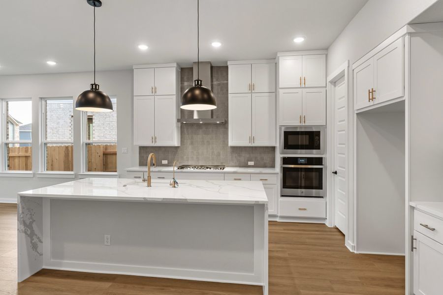 Furnished interior view inside a new home in Lariat, Liberty Hill (Image 8).
