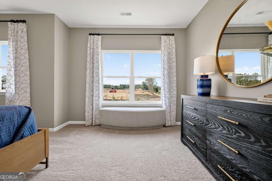 Furnished interior view inside a new home in Trellis Park, Hampton (Image 29). Furnished interior view inside a new home in Trellis Park, Hampton (Image 29).