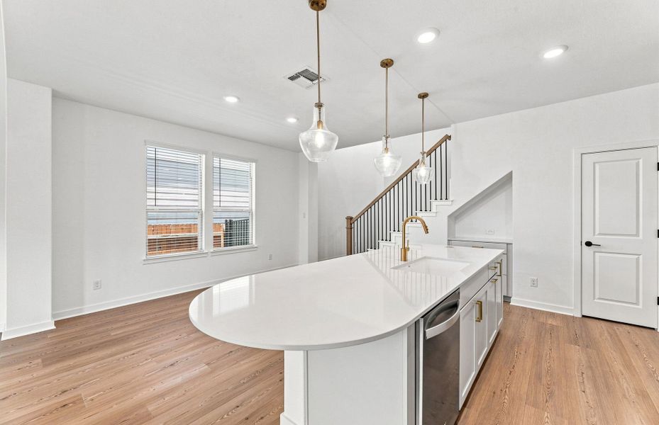 Furnished interior view inside a new home in Santa Rita Ranch, Liberty Hill (Image 8).